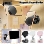 Foldable Magnetic Vacuum Car Phone Holder For Smart Phone