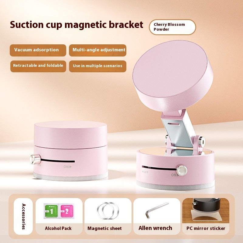 Foldable Magnetic Vacuum Car Phone Holder For Smart Phone
